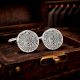 Handcrafted 925 Silver Personalized Fingerprint Cufflinks